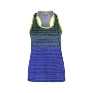 SOLFIRE Womens Stretch Your Limits Racerback Tank Top, Blue, NWT